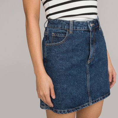 Jupe courte en jean LA REDOUTE COLLECTIONS