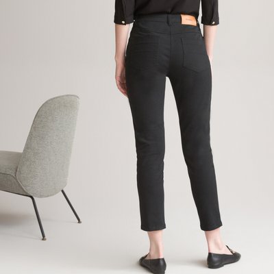 Pantalon droit 7/8ème, coton stretch ANNE WEYBURN