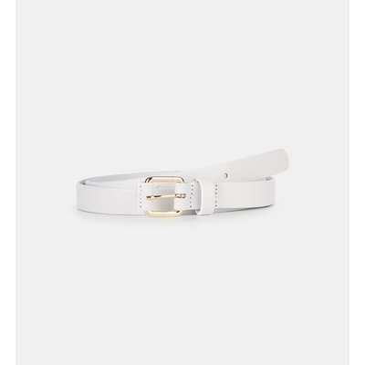 Ceinture blanche femme top