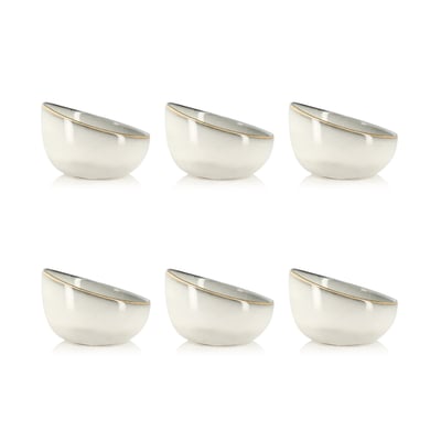 Lot de 6 coupelles en grès 12cm, BORAL OGO LIVING