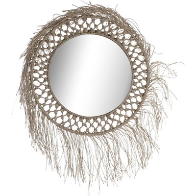 Miroir en corde, naturel et sobre RECOLLECTION