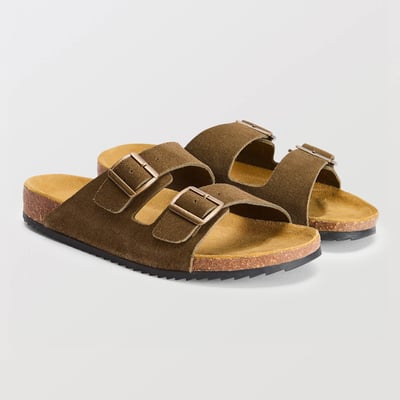 Sandales en cuir MONOPRIX
