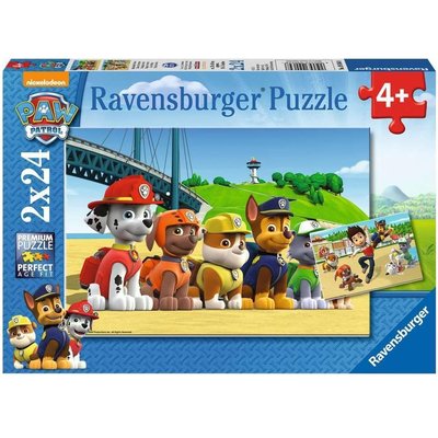 Puzzle Chiens héroïques Pat'Patrouille 2x24 pcs RAVENSBURGER