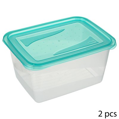 2 boîtes de conservation 2L FRESH & FREEZE 5FIVE SIMPLY SMART