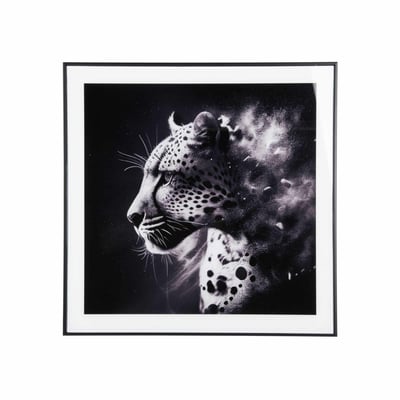 Décoration Murale Verre LEOPARD PRESENT TIME