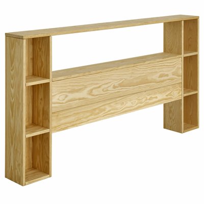 Tête de lit avec rangements Bois massif  LOU AKITEN RETAIL