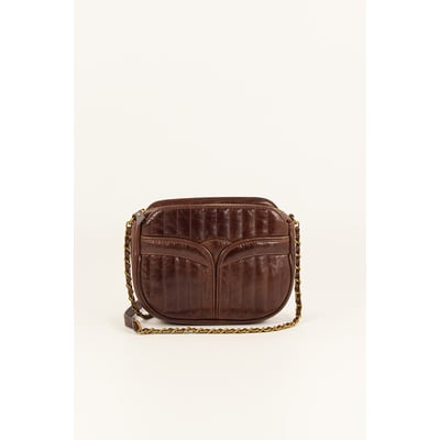 Sac à bandoulière en cuir matelassé, DIVINE SESSUN