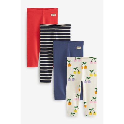 Leggings imprimés coupe classique, lot de 4 NEXT