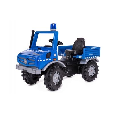 Tracteur a pédales police rollyUnimog ROLLY TOYS