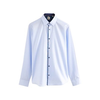 Chemise habillée à bords contrastés - slim NEXT