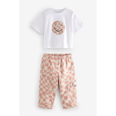Pantalon et t-shirt col rond, ensemble NEXT