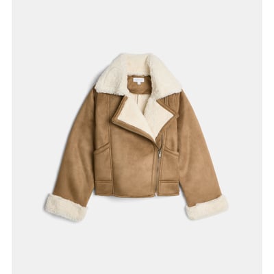 Blouson motarde taritas fourré effet suédé CADET ROUSSELLE