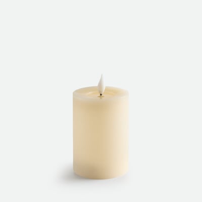 Bougie LED, en cire, hauteur 13,5 cm, CASPAR LA REDOUTE INTERIEURS