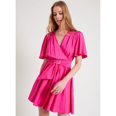 Robe courte cache-cœur JUNIE NAF NAF