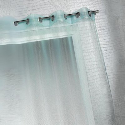 Voilage organza à fines rayures horizontales HOME MAISON