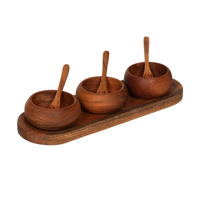 Service apéritif avec cuillère Seve 32x12 cm - SEVE TABLE PASSION