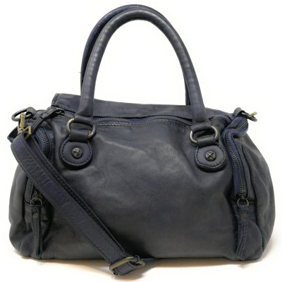 Sac à main en cuir italien vintage MISS ANN OH MY BAG