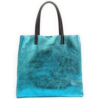 Sac à main en cuir italien SILVER OH MY BAG