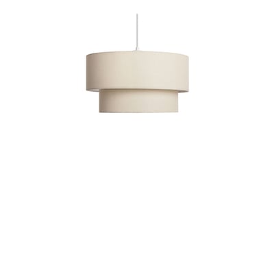 Suspension ronde en lin  45cm- PUNTA DRAWER