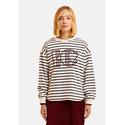 Sweat rayé maxi monogramme ICODE