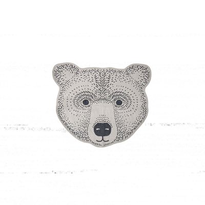 Tapis Chambre Enfant Ours Coton BLOOMINGVILLE