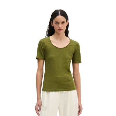 T-shirt coupe classique en jersey slub MARC O'POLO