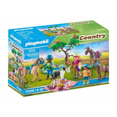 Country Cavaliers, chevaux et pique-nique PLAYMOBIL