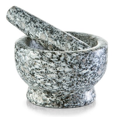 Mortier et pilon cuisine granite ZELLER PRESENT