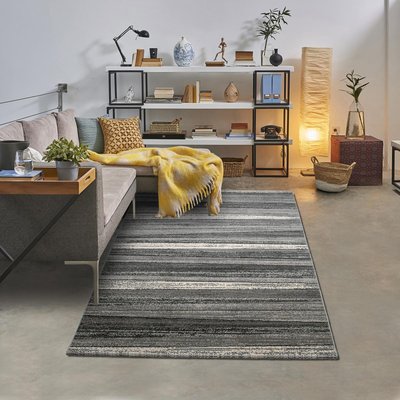Tapis salon et chambre tissé motif simple LIGNARAI UN AMOUR DE TAPIS