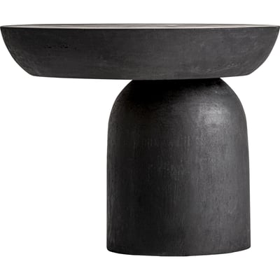 Table d'appoint ronde en bois de suar RECOLLECTION