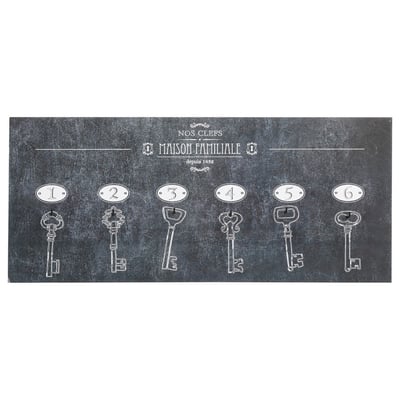Panneau 6 clés Bistrot 19x44  Maison familiale ATMOSPHERA