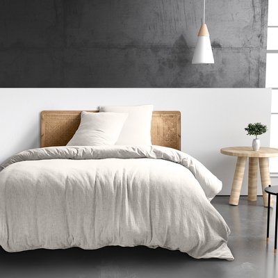 Housse de couette gaze de coton unie BATON ROUGE