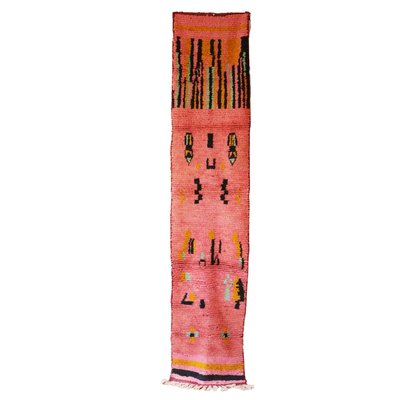Tapis de couloir berbère marocain pure laine 69 x 338 cm AFK LIVING