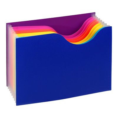 Trieur accordéon de bureau - 8 positions A4 HAPPY FLUO VIQUEL