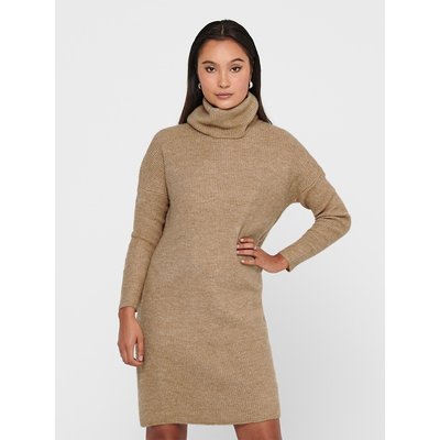 Robe-pull col roulé grosse maille ONLY