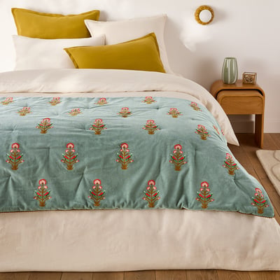 Dylis Quilted Corduroy Bedspread LA REDOUTE INTERIEURS