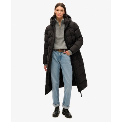 Doudoune longue en microfibre SUPERDRY