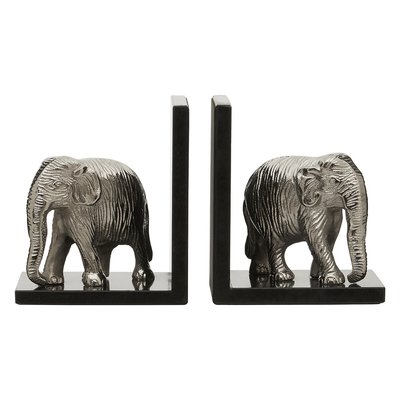 Set of 2 Elephant Bookends SO'HOME