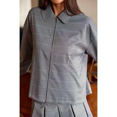 Veste col chemise imprimé à carreaux VANT LA PETITE ETOILE