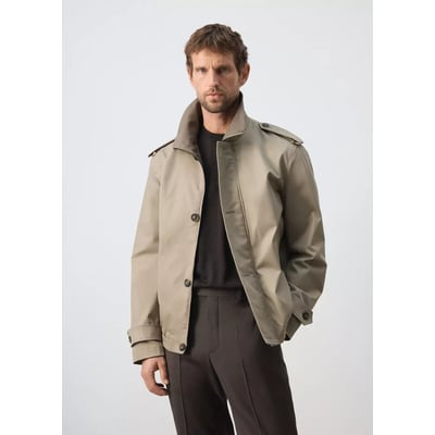 Blouson 100 % coton déperlant MANGO MAN