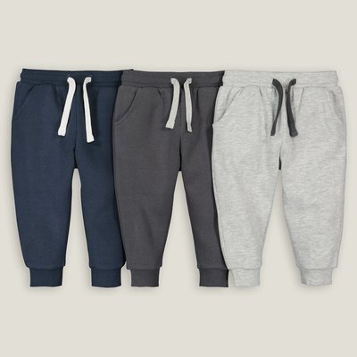 Lot de 3 jogpants en molleton LA REDOUTE COLLECTIONS