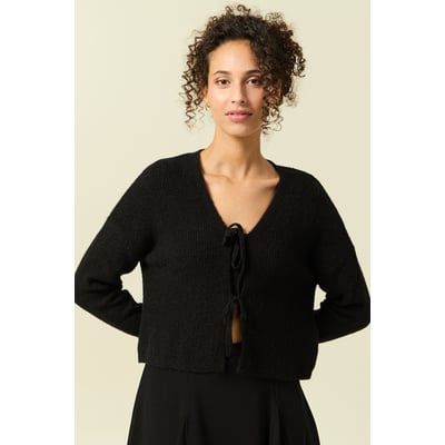 Gilet col V manches longues nœuds BONOBO