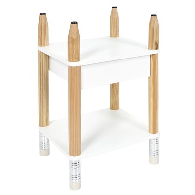 Table de chevet Crayon avec tiroir pour chambre d'enfant TOILINUX