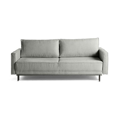 Canapé Convertible en Tissu velours relief 3 places - CHARLIE LISA DESIGN