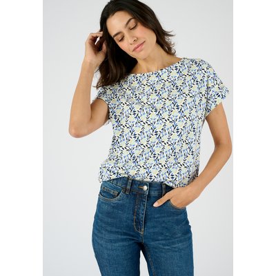 T-shirt flammé imprimé végétal DAMART