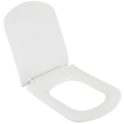 Abattant WC blanc en duroplast, REMIX SENSEA
