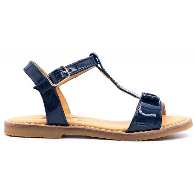 Sandales à boucle en cuir vernis BLANCA BONI&SIDONIE