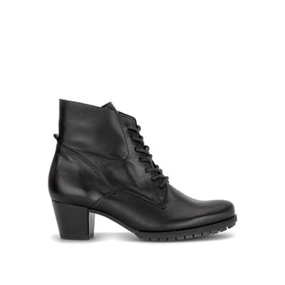 Bottines en cuir lisse à talon décroché GABOR