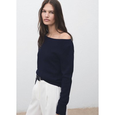 Pull-over maille fine col bateau MANGO