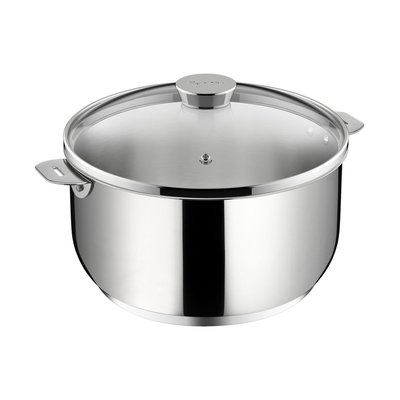 Faitout Sans Anse Salvaspazio+ En Inox Avec Couvercle Ø24 Cm LAGOSTINA